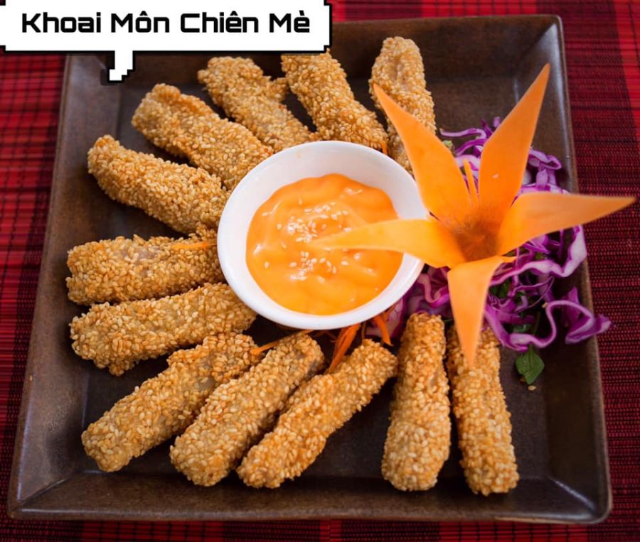 KHOAI MÔN CHIÊN MÈ 